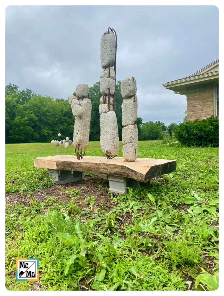 McMo is Art On Lincoln Memorial Drive in Milwaukee Neolithic Family 8